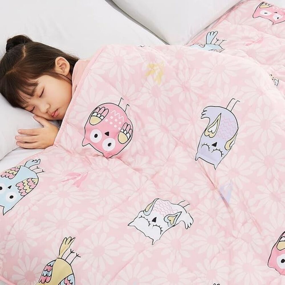 Topcee Weighted Blanket (7lbs 40'x60') Heavy, Breathable Cooling Blanket 7lbs.